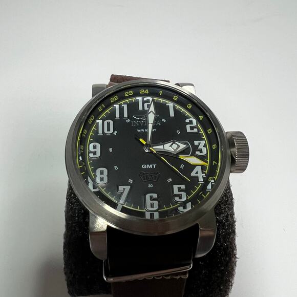 Invicta Mens Aviator Model 18886 Stainless Steel Quartz Watch - Picture 2 of 9